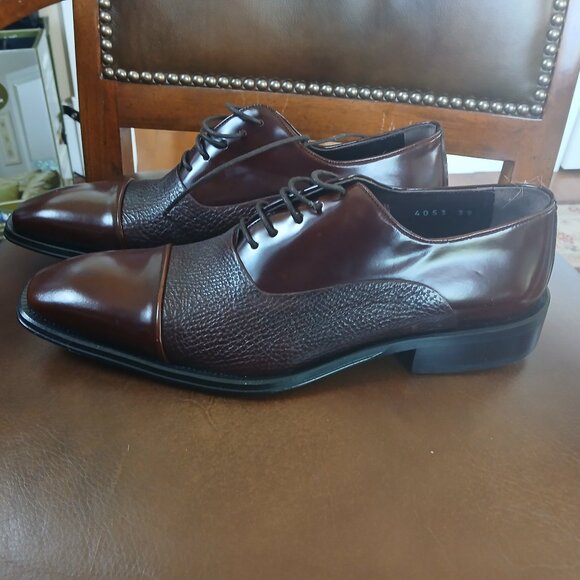 Beautiful all leather mens dress shoes. - Picture 7 of 8